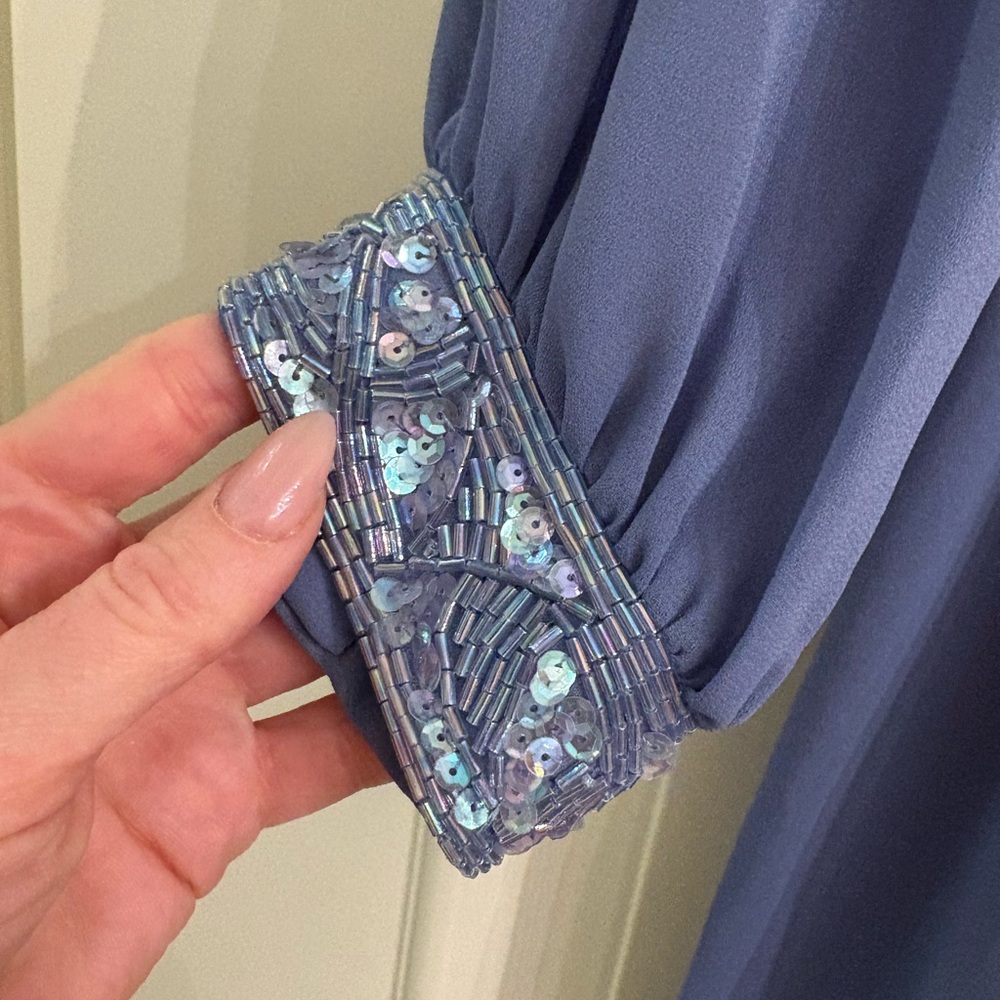 Jack Bryan Vintage Blue Dress - Picture 2 of 6